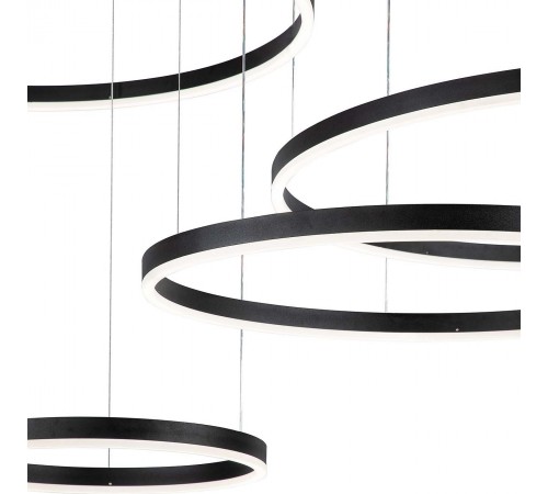 Подвесной светильник Indigo 14001/4P Black Galass