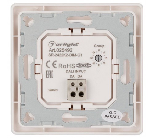 Панель-диммера клавишная накладная Arlight 025492 Intelligent