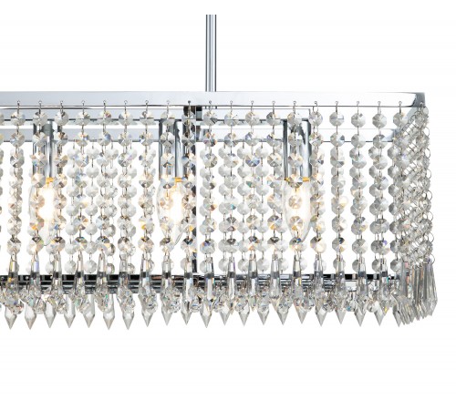 Люстра на штанге Indigo 12005/5RL Chrome Sfarzo