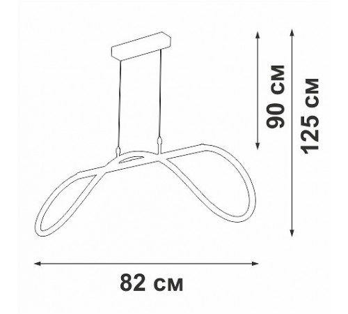 Подвесной светильник Vitaluce V3896-1/1S V3896