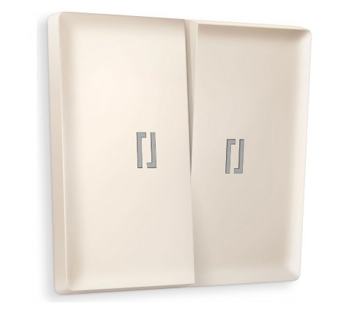 Клавиши для выключателя двухклавишного c подсветкой Quant AP3240