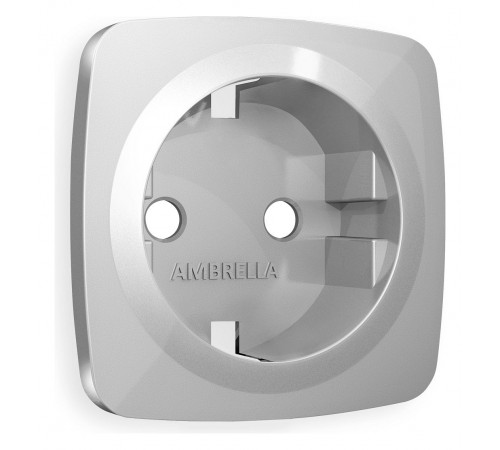 Накладка для розетки с заземлением Ambrella Volt OP4060 Quant