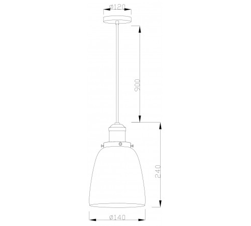 Подвесной светильник Moderli V11517-1P Single