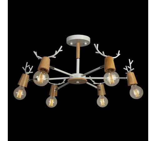 Люстра на штанге Loft it 10024/6 White Sven