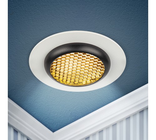 Встраиваемый светильник Эра KL109 WH/BK