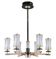 Люстра на штанге Indigo 13038/6R Black Grandioso