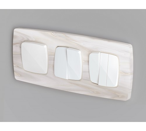 Клавиши для выключателя трехклавишного Ambrella Volt OP1050 Quant