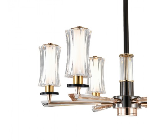 Люстра на штанге Indigo 13038/6R Black Grandioso