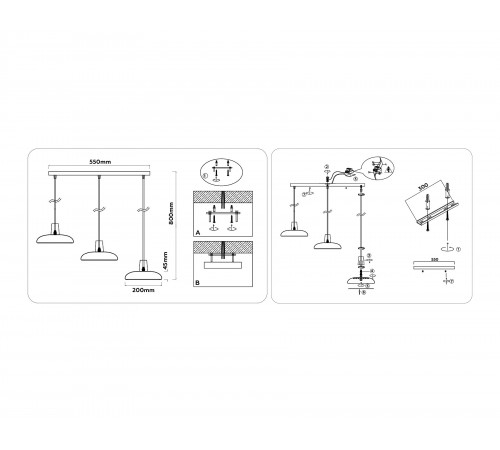 Подвесной светильник Ambrella Light FL4841 FL
