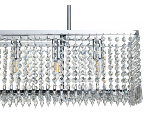 Люстра на штанге Indigo 12005/5RL Chrome Sfarzo