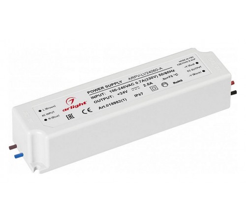 Блок питания с проводом Arlight 018982(1) ARPV-LV
