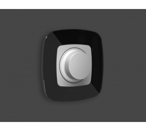 Рамка на 1 пост Ambrella Volt OF350801 Radian Стекло натуральное