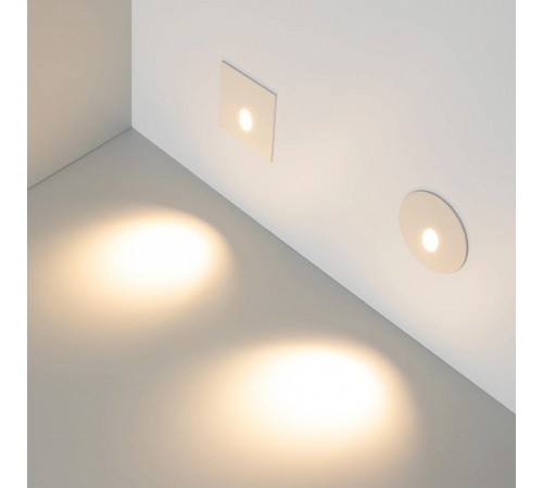 Встраиваемый светильник Arlight 25737 LT-GAP-R70-3W Warm3000 (WH, 30 deg)