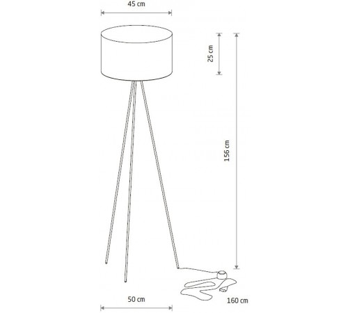 Торшер Nowodvorski 8191 Cadilac