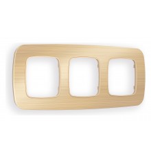 Рамка на 3 поста Ambrella Volt OF580303 Radian Металл