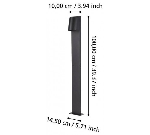 Наземный низкий светильник Eglo 900692 Stagnone