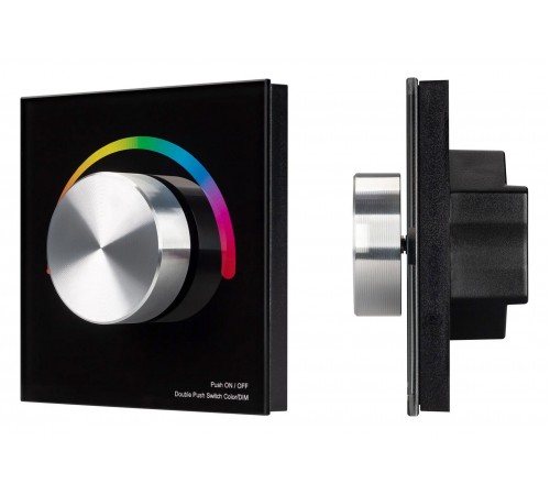 Панель-регулятора цвета RGB роторный встраиваемый Arlight 033763 SMART