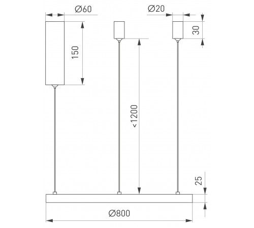 Подвесной светильник Arlight 046246 CONGO