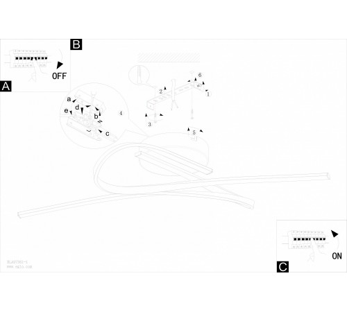 Накладной светильник Eglo 97361 Palozza