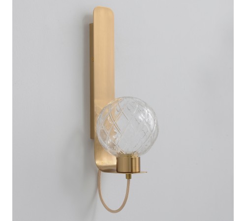 Бра Crystal Lux BELLA AP1 BRASS