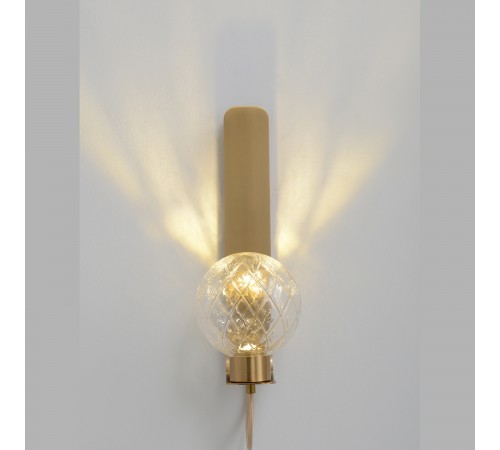 Бра Crystal Lux BELLA AP1 BRASS