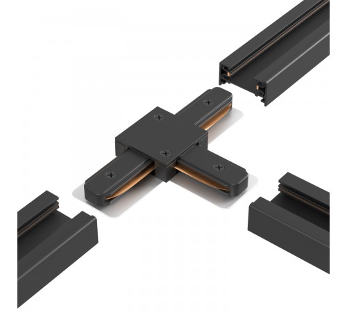 Соединитель T-образный (однофазный) Crystal Lux CLT 0.211 08 BL