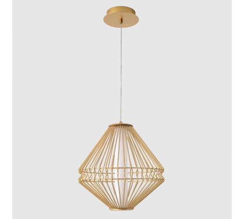 Светильник подвесной Crystal Lux CUADRA SP15W LED GOLD