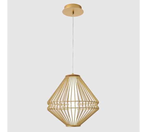 Светильник подвесной Crystal Lux CUADRA SP15W LED GOLD