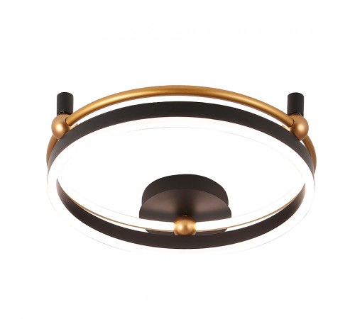 Светильник потолочный Crystal Lux FERNANDO PL48W LED BLACK/GOLD