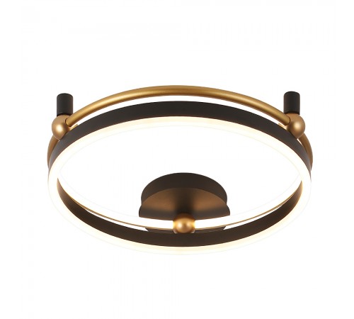 Светильник потолочный Crystal Lux FERNANDO PL48W LED BLACK/GOLD