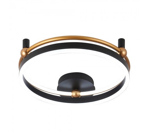 Светильник потолочный Crystal Lux FERNANDO PL48W LED BLACK/GOLD