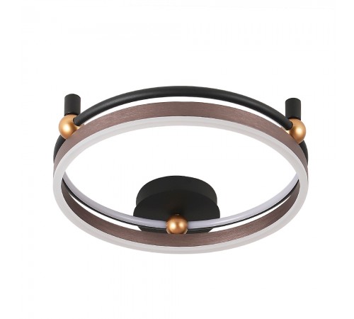 Светильник потолочный Crystal Lux FERNANDO PL48W LED COFFEE/BLACK