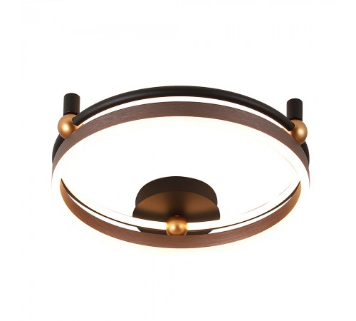 Светильник потолочный Crystal Lux FERNANDO PL48W LED COFFEE/BLACK