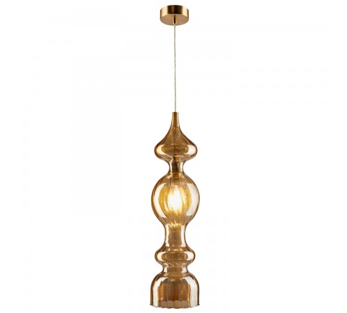 Светильник подвесной Crystal Lux IRIS SP1 A AMBER