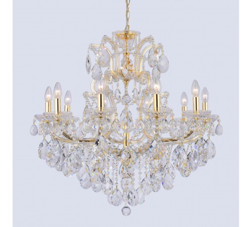 Люстра Crystal Lux ISABEL SP11 GOLD/TRANSPARENT