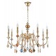 Люстра Crystal Lux MERCEDES SP8 GOLD/COLOR
