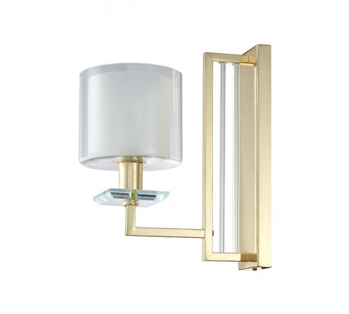 Бра Crystal Lux NICOLAS AP1 GOLD/WHITE