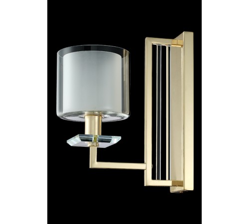 Бра Crystal Lux NICOLAS AP1 GOLD/WHITE