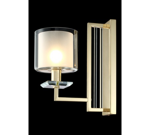 Бра Crystal Lux NICOLAS AP1 GOLD/WHITE