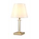 Настольная лампа Crystal Lux NICOLAS LG1 GOLD/WHITE