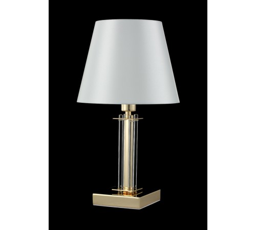 Настольная лампа Crystal Lux NICOLAS LG1 GOLD/WHITE