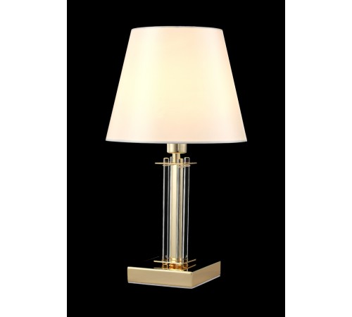 Настольная лампа Crystal Lux NICOLAS LG1 GOLD/WHITE