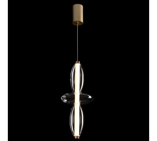 Светильник подвесной Crystal Lux QUASAR SP14W LED TRANSPARENT