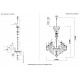 Люстра Crystal Lux QUEEN SP78
