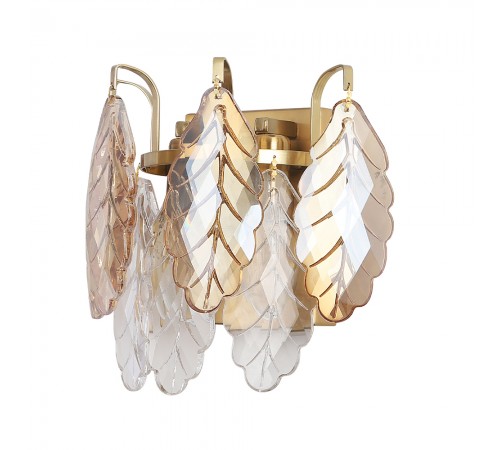 Бра Crystal Lux TREVI AP2 BRASS