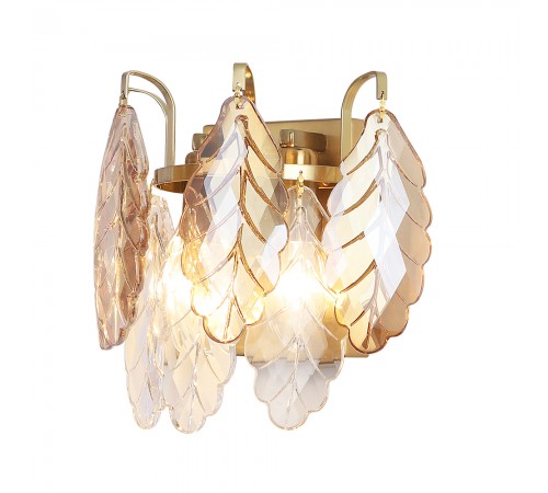 Бра Crystal Lux TREVI AP2 BRASS