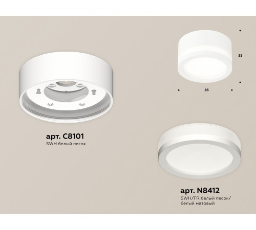 Накладной светильник Ambrella Light XS8101017 XS
