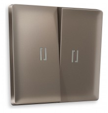 Клавиши для выключателя двухклавишного c подсветкой Ambrella Volt AP6340 Quant