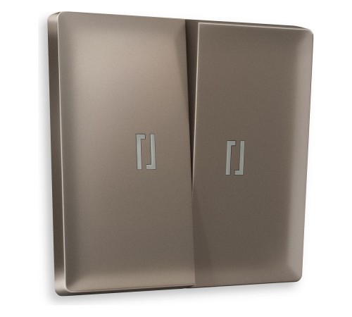 Клавиши для выключателя двухклавишного c подсветкой Ambrella Volt AP6340 Quant