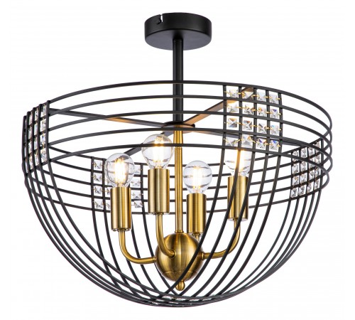 Светильник на штанге Indigo 10001/4C Black Fresco